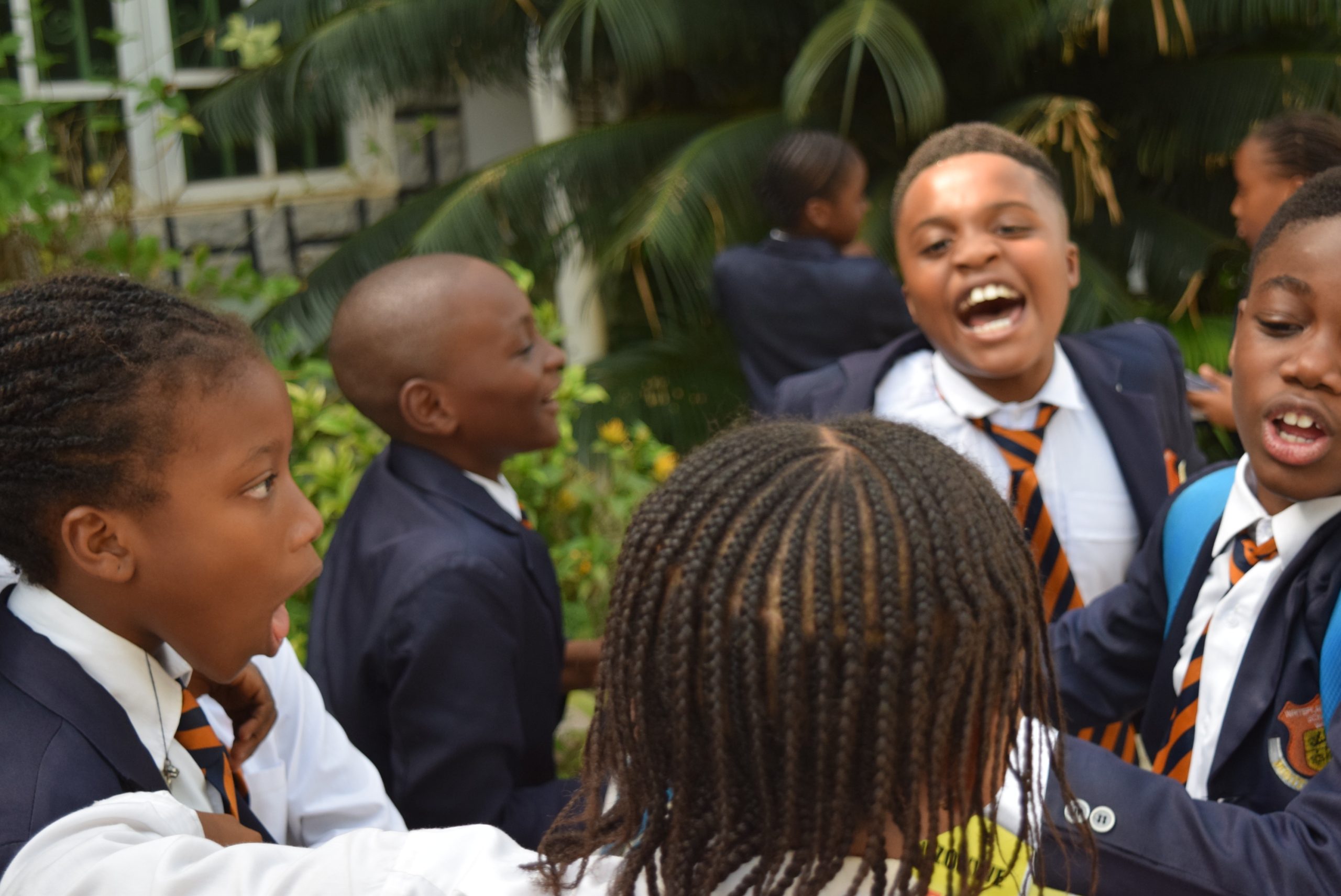 Happy students at Whiteplains British School Abuja